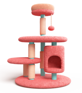 Juegos para gatos rosa